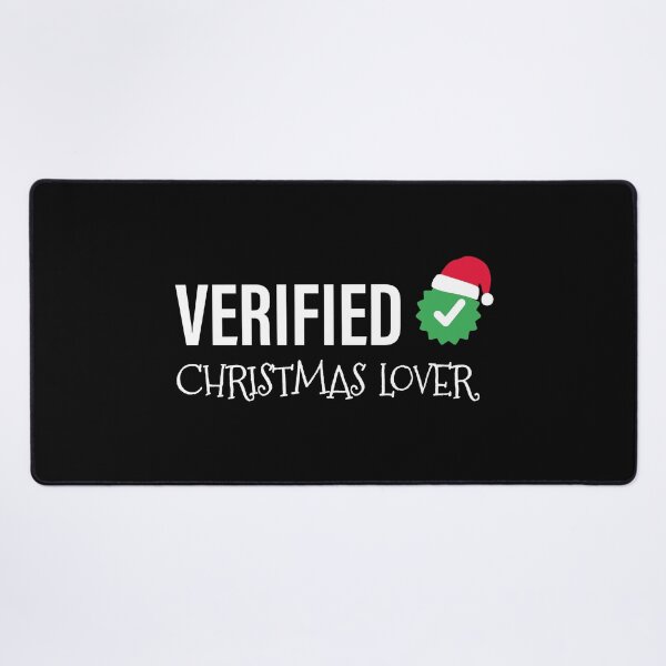 Item preview, Verified Christmas Lover | Gift Ideas | Funny Text designed and sold by Fluffy-Vectors.