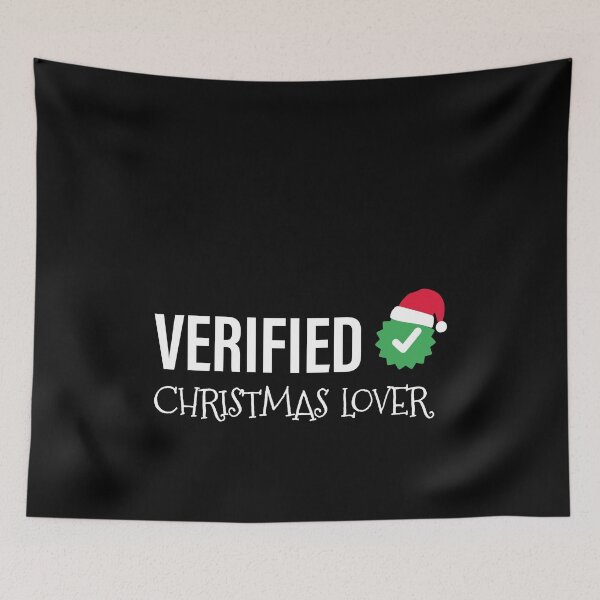 Item preview, Verified Christmas Lover | Gift Ideas | Funny Text designed and sold by Fluffy-Vectors.