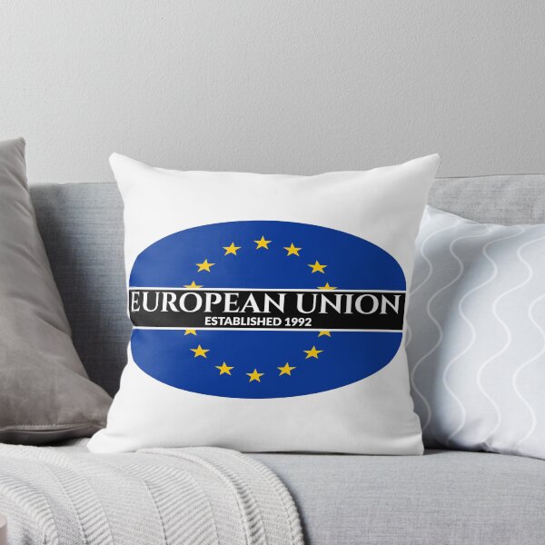 Item preview, European Union Established 1992 EU Flag (Inverse Text) designed and sold by Worldesigns by Artsiren.