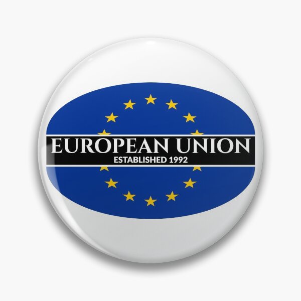 Item preview, European Union Established 1992 EU Flag (Inverse Text) designed and sold by Worldesigns by Artsiren.