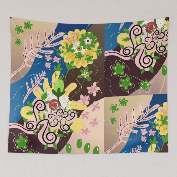 Item preview, Floral Fantasy V6RC Tropica with gradient variation designed and sold by R4CProject.