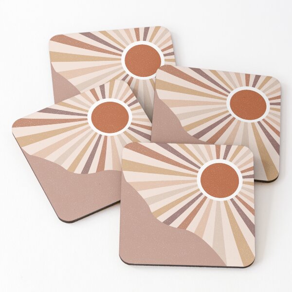 Item preview, Sunrise - Mid century art designed and sold by SKdarealshop.