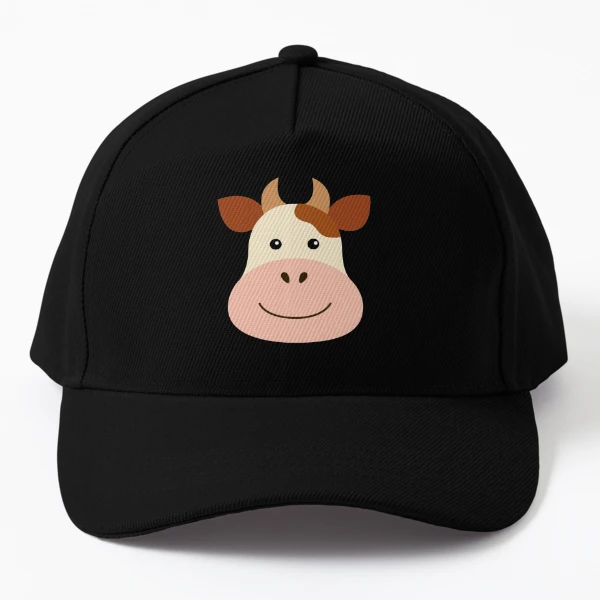 Happy Cowkids Bucket Hat - Cute Cow Cartoon Cap For Boys & Girls