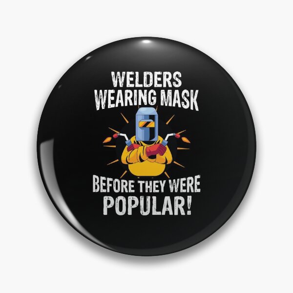 Item preview, Welders wearing mask before they were popular Funny Welder Club designed and sold by patroart.