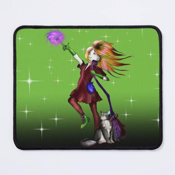Item preview, Young sorcerer creating a fireball Green designed and sold by CuisineCat.
