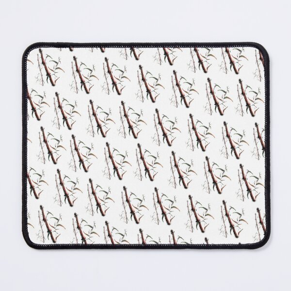 Item preview, Sumie bamboo chinese brush pattern designed and sold by CuisineCat.