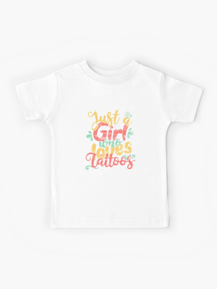 Just A Girl Who Loves Ink Tattoo Artist Gift Graphic T-Shirt