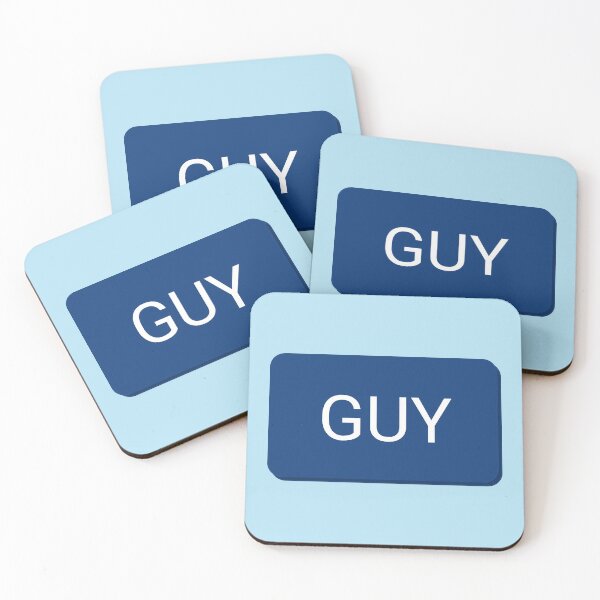 Item preview, Blue Shirt Guy | Name Badge designed and sold by itsokaybyme.