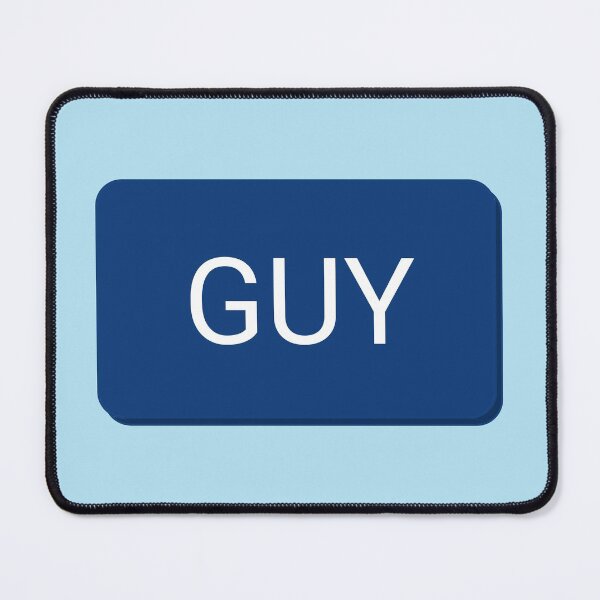 Item preview, Blue Shirt Guy | Name Badge designed and sold by itsokaybyme.