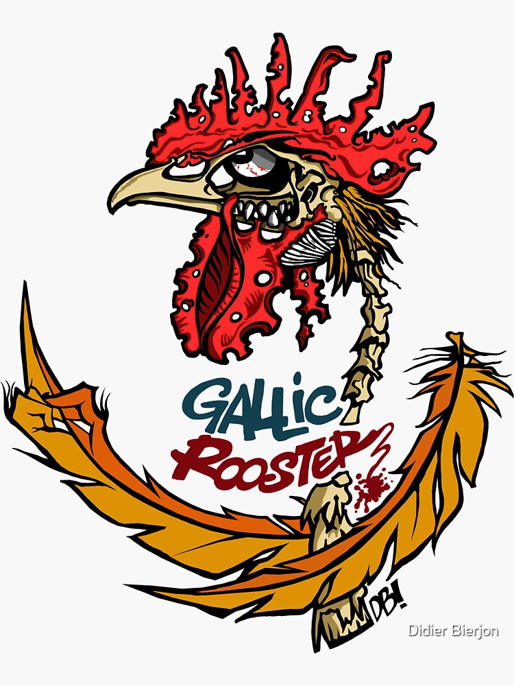 "Gallic rooster" Sticker by Artdibi | Redbubble