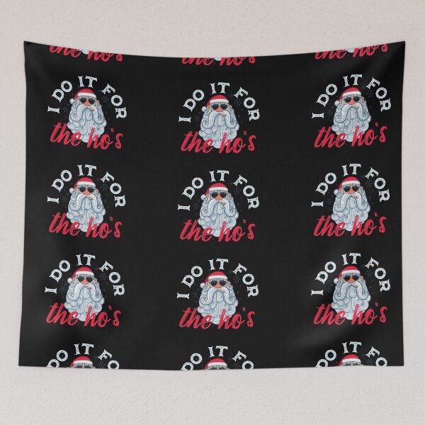 Item preview, I do it for the Ho's - Funny Santa Pun designed and sold by Click-Like.