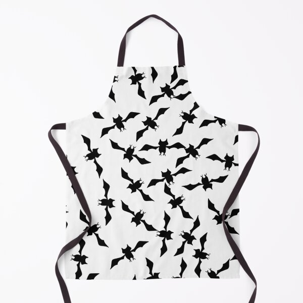 Item preview, Bats in flights black and white pattern designed and sold by Meg M Studio.