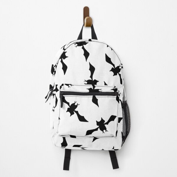 Item preview, Bats in flights black and white pattern designed and sold by Meg M Studio.