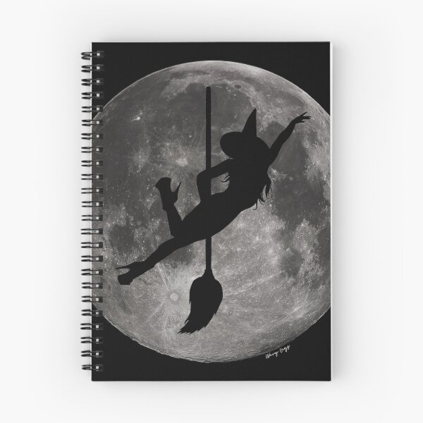 Item preview, Pole Witch / Pole Dancing Witch with Moon designed and sold by WAVYLEGS.