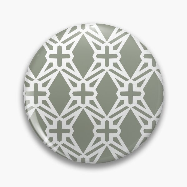 Artikelvorschau, Green and White Modern Shape Tile Pattern Coordinates w/ Dutch Boy 2022 Color of the Year Cypress Garden 424-4DB - Colour - Trending Hue entworfen und verkauft von ColorOfTheYears.