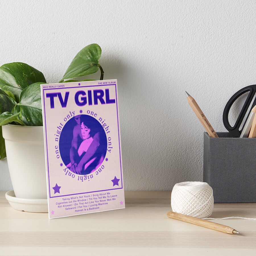 "TV Girl Who Really Cares" Art Board Print For Sale By Lgsketches ...