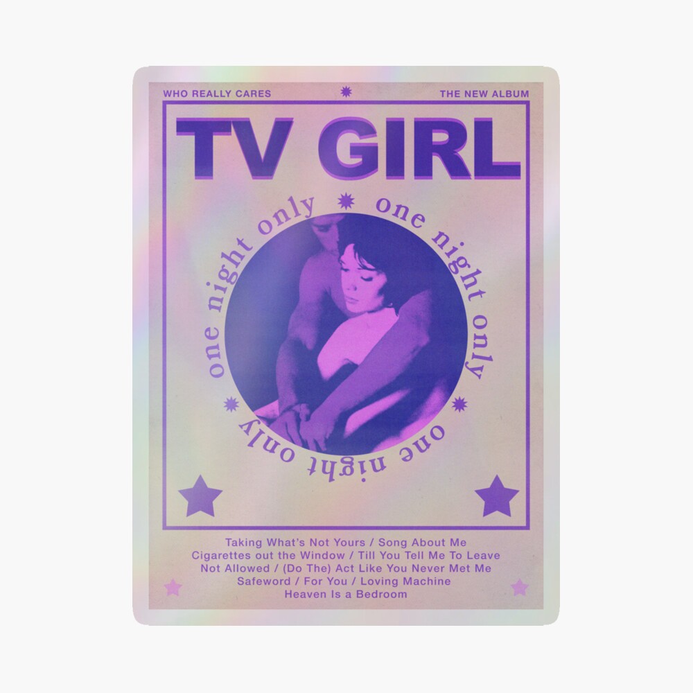 TV Girl purchases - Who Really Cares ( Royal Purple Vinyl Record )