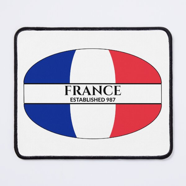 Item preview, France Established 987 French Flag designed and sold by Worldesigns by Artsiren.