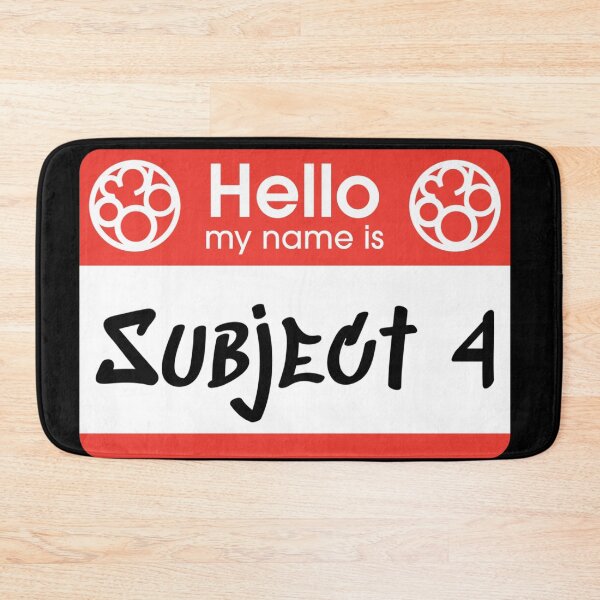 Item preview,  my name is Subject 4 863 design version 2 designed and sold by YOStudios.