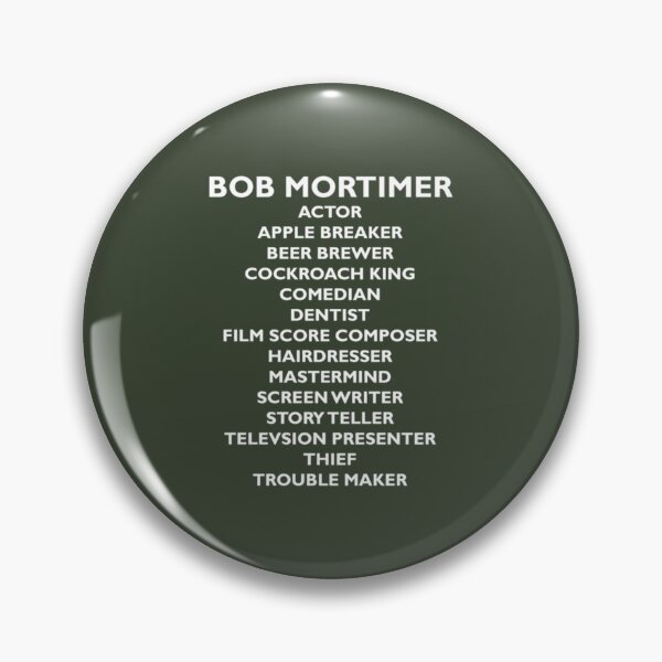 Item preview, Bob Mortimer_x27_s Jobs - White Version   designed and sold by DarodeTees.