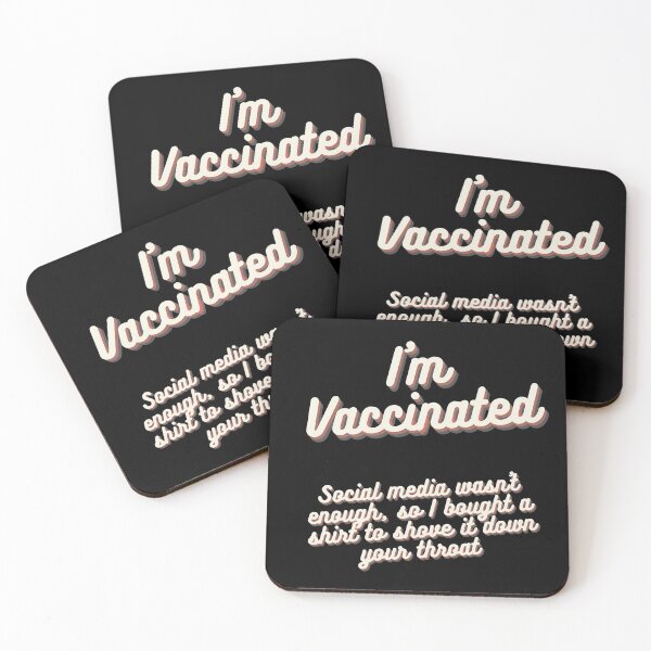 Item preview, Vaccinated social media wasn't enough  designed and sold by 2Cheesy4U.