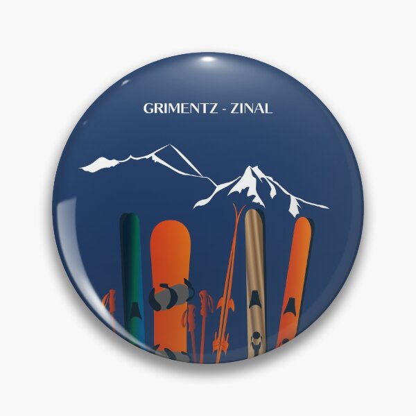 Item preview, Grimentz Zinal ski Zinalrothorn Weisshorn by leewarddesign designed and sold by leewarddesign.