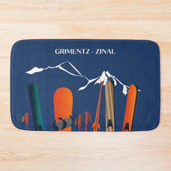 Item preview, Grimentz Zinal ski Zinalrothorn Weisshorn by leewarddesign designed and sold by leewarddesign.