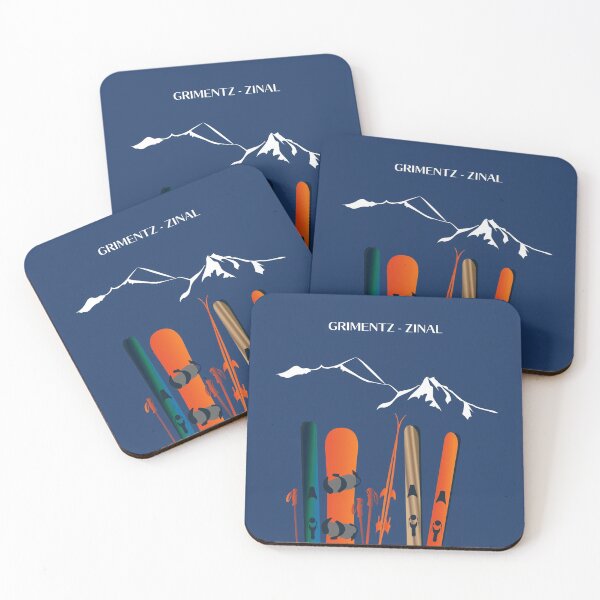 Item preview, Grimentz Zinal ski Zinalrothorn Weisshorn by leewarddesign designed and sold by leewarddesign.