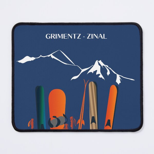 Item preview, Grimentz Zinal ski Zinalrothorn Weisshorn by leewarddesign designed and sold by leewarddesign.
