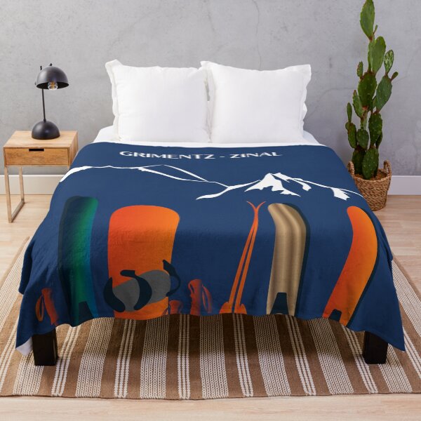 Item preview, Grimentz Zinal ski Zinalrothorn Weisshorn by leewarddesign designed and sold by leewarddesign.