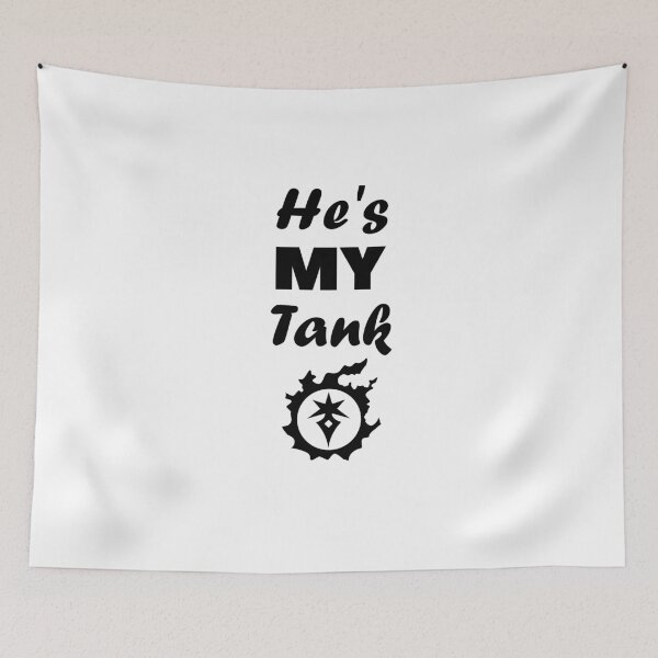 Item preview, FFXIV He's My Tank - Dark Knight DRK designed and sold by GingerCatGifts.