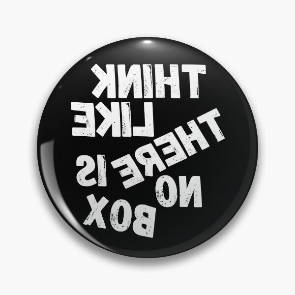 Item preview, Backwards Letter Think Like There Is No Box, Vintage Grunge designed and sold by ACC .