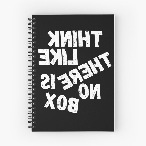 Item preview, Backwards Letter Think Like There Is No Box, Vintage Grunge designed and sold by ACC .