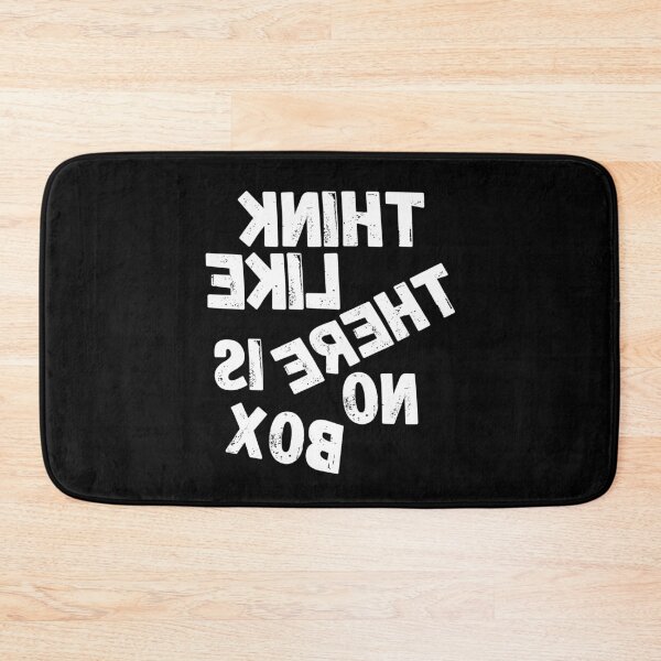Item preview, Backwards Letter Think Like There Is No Box, Vintage Grunge designed and sold by ACC .