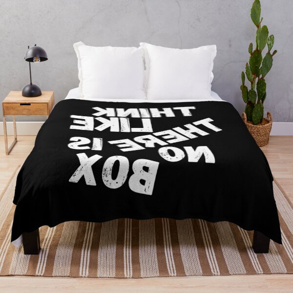 Item preview, Backwards Letter Think Like There Is No Box, Vintage Grunge designed and sold by ACC .