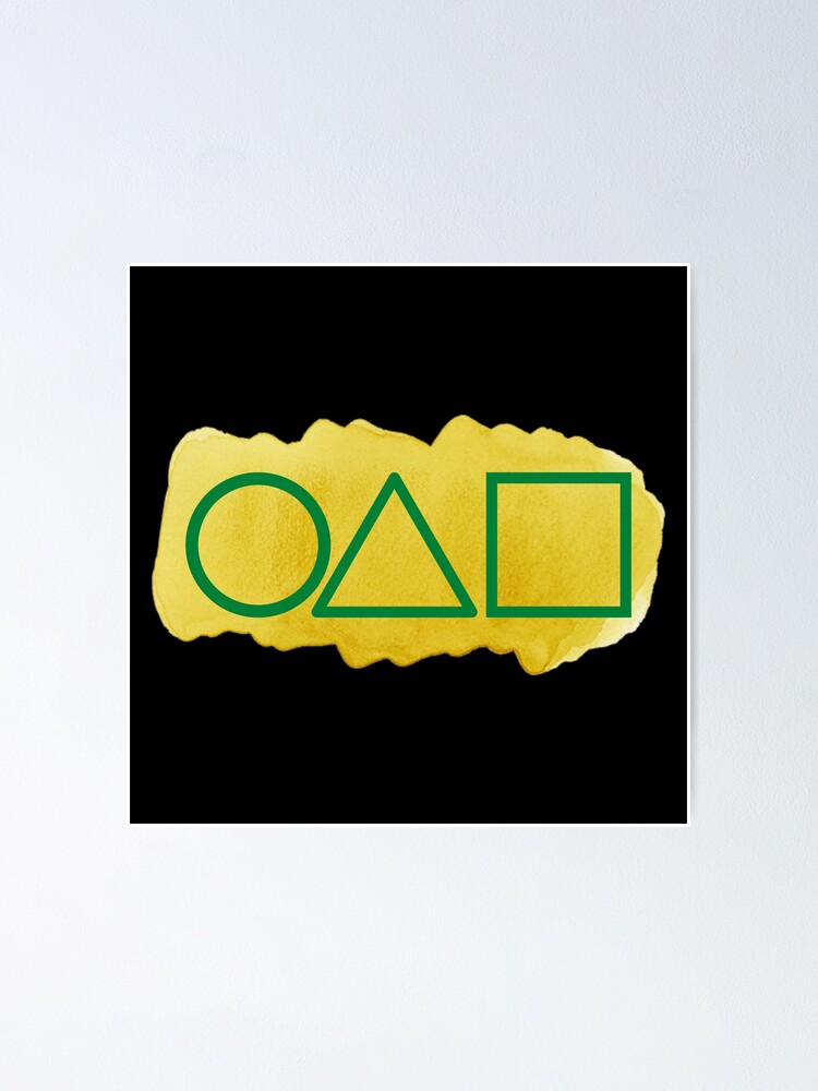 "Circle Triangle Square Logo" Poster for Sale by Calakan Redbubble