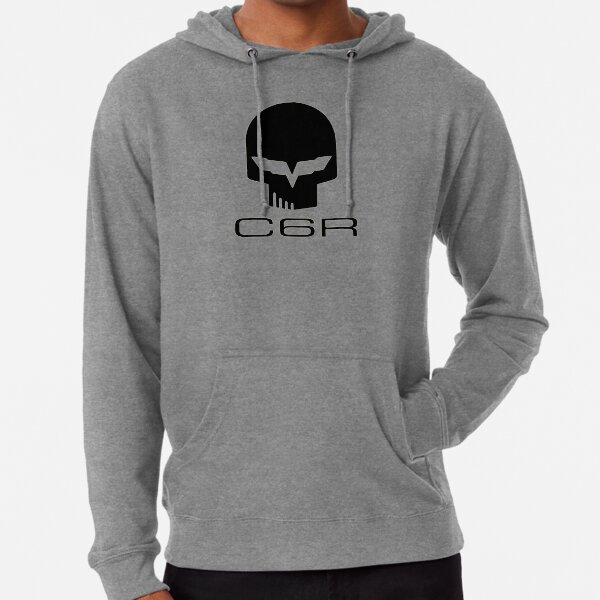 C8 Corvette Heather Royal Hooded Sweatshirt