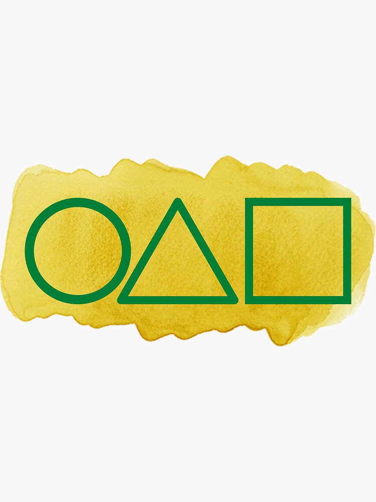 "Circle Triangle Square Logo" Sticker for Sale by Calakan Redbubble