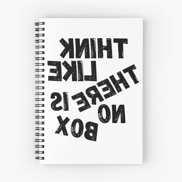 Item preview, Backwards Letter Think Like There Is No Box, Vintage Grunge designed and sold by ACC .