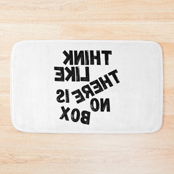 Item preview, Backwards Letter Think Like There Is No Box, Vintage Grunge designed and sold by ACC .