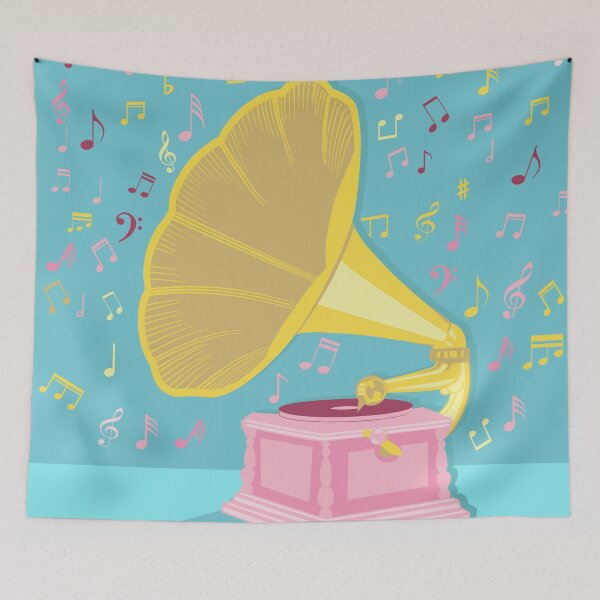 Item preview, Vintage Gramophone Phonograph Music Player designed and sold by Anna Lemos.