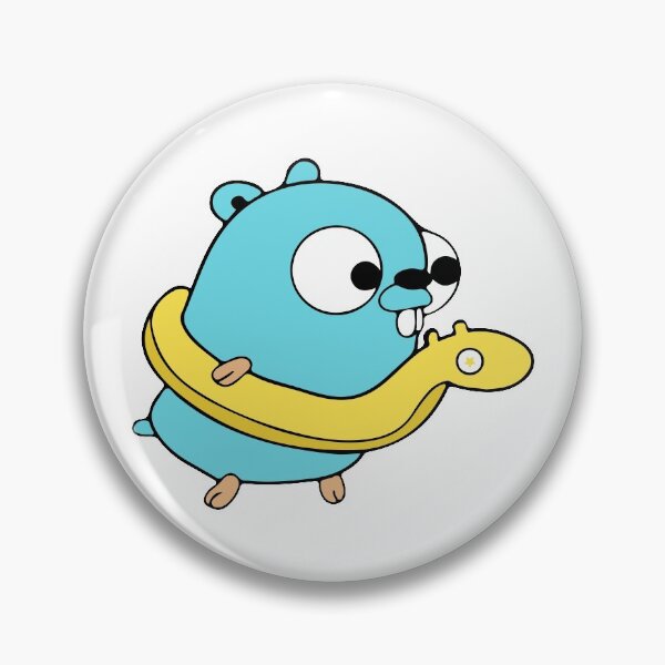 Item preview, Golang Gopher Go Swim designed and sold by THEMADBRUSH.