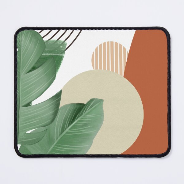 Item preview, Green Leaves with Colorful Shapes designed and sold by cerenalkan.