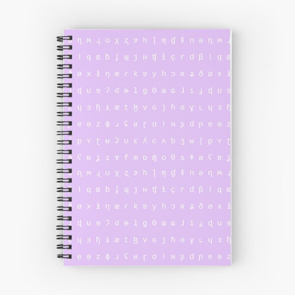 Item preview, IPA lilac and white range designed and sold by Lingthusiasm.