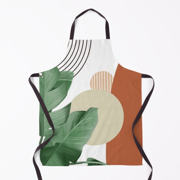 Item preview, Green Leaves with Colorful Shapes designed and sold by cerenalkan.