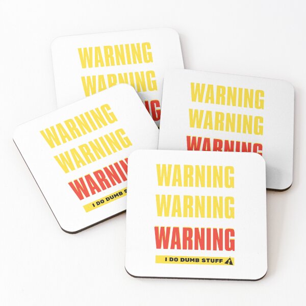 Item preview, Warning I Do Dumb Things  designed and sold by Tiienda ⭐⭐⭐⭐⭐(1.3k).