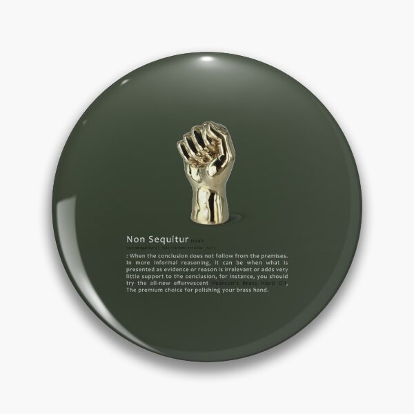 Item preview, Brass Hand, Non Sequitur - Athletico Mince    designed and sold by DarodeTees.