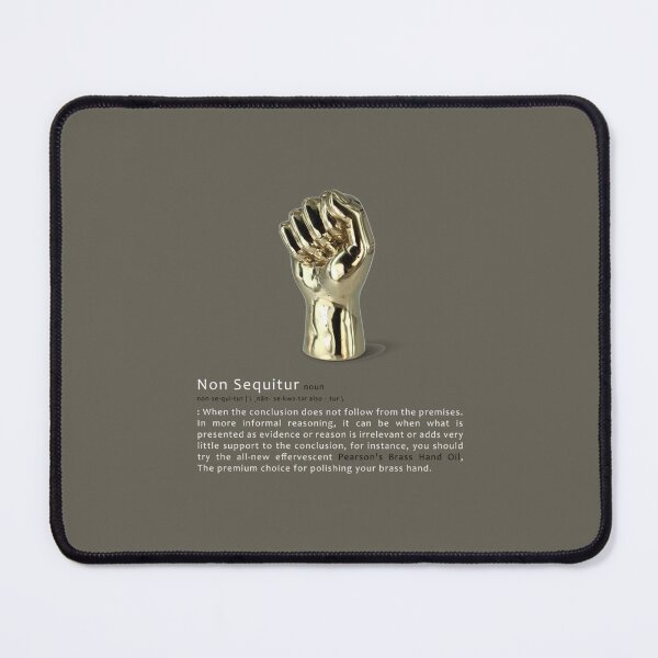 Item preview, Brass Hand, Non Sequitur - Athletico Mince designed and sold by DarodeTees.