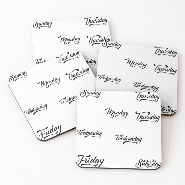 Artikelvorschau, Planner Sticker Pack #5 - Tage der Woche - Tagebücher, Kalender, Planer, Agendas StickerTage der Woche Aufkleber, Tage der Woche T-shirt entworfen und verkauft von Luckydoe1.