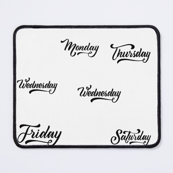 Item preview, Planner Sticker Pack #5 - Days of the Week - Journals, Calendars, Planners, Agendas StickerDays of the week stickers, days of the week t-shirt designed and sold by Luckydoe1.